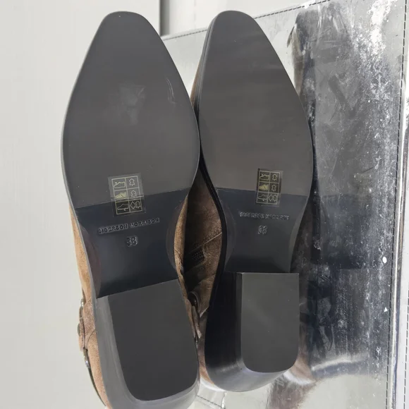 Sigerson Morrison Womens Jade Rovere Natural Ankle Boots EUR 38 (2019456) - Picture 6 of 13